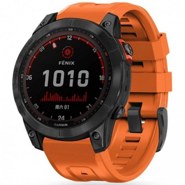  Ремешок Tech-Protect IconBand для Garmin Fenix 3 | 5X | 3HR | 5X Plus | 6X | 6X Pro | 7X Orange (9589046921551)